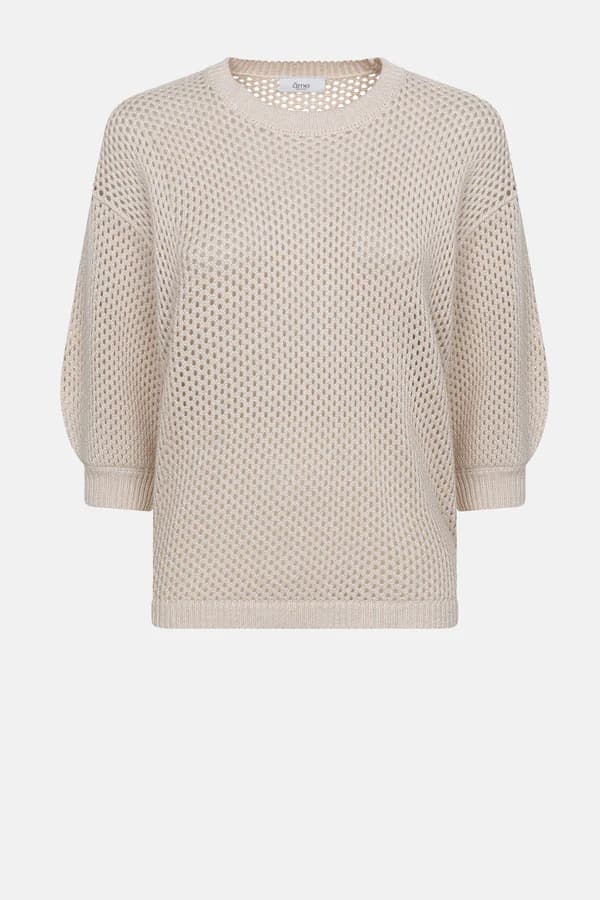 Pull Laurent Crochet Beige