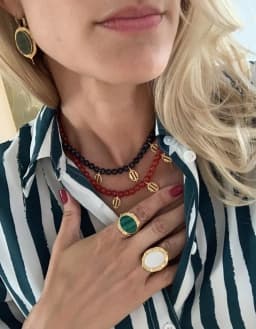 Collier Pampilles Cornaline Donatello - 2