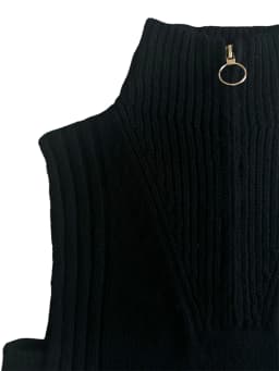 Sweater Zip Black - 2