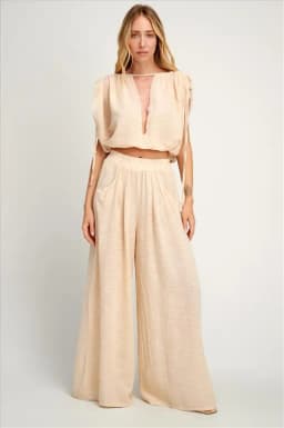 Pantalon Palazzo Beurre - 2