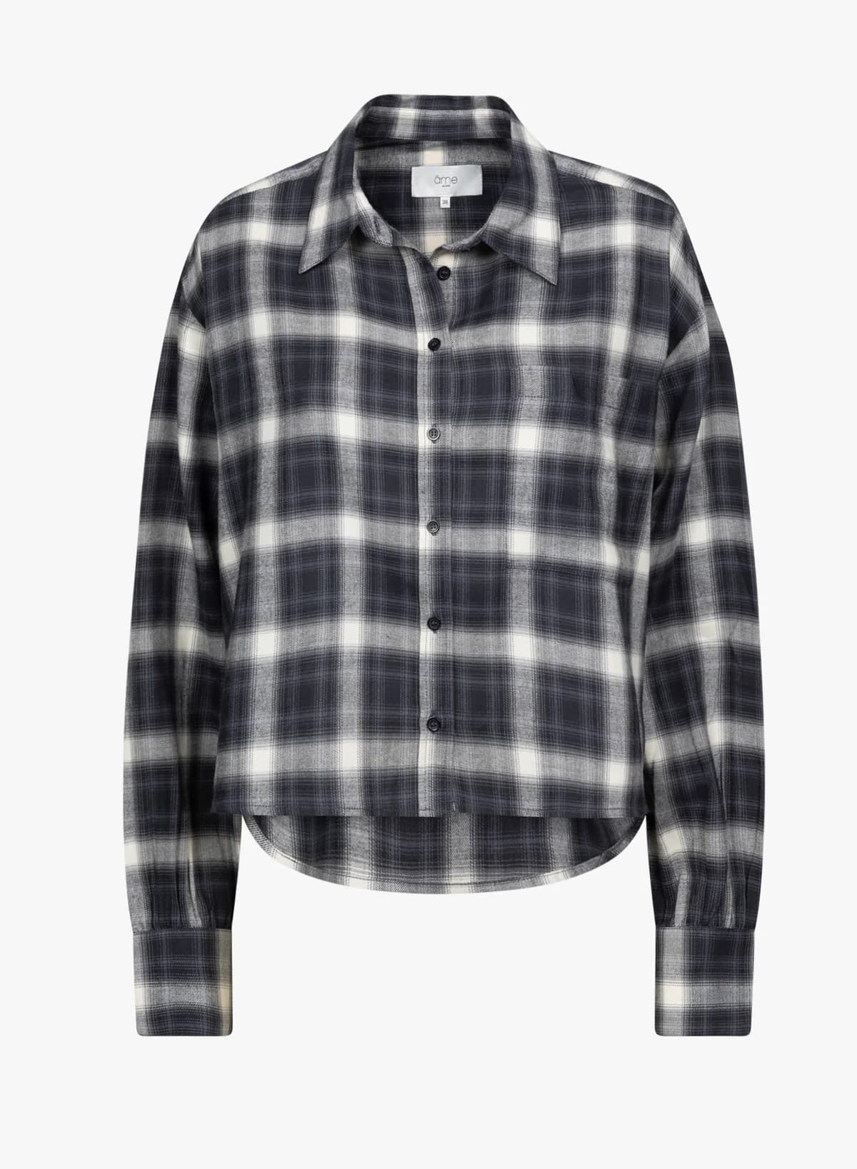 Chemise en flanelle Karlotta | Noir et blanc