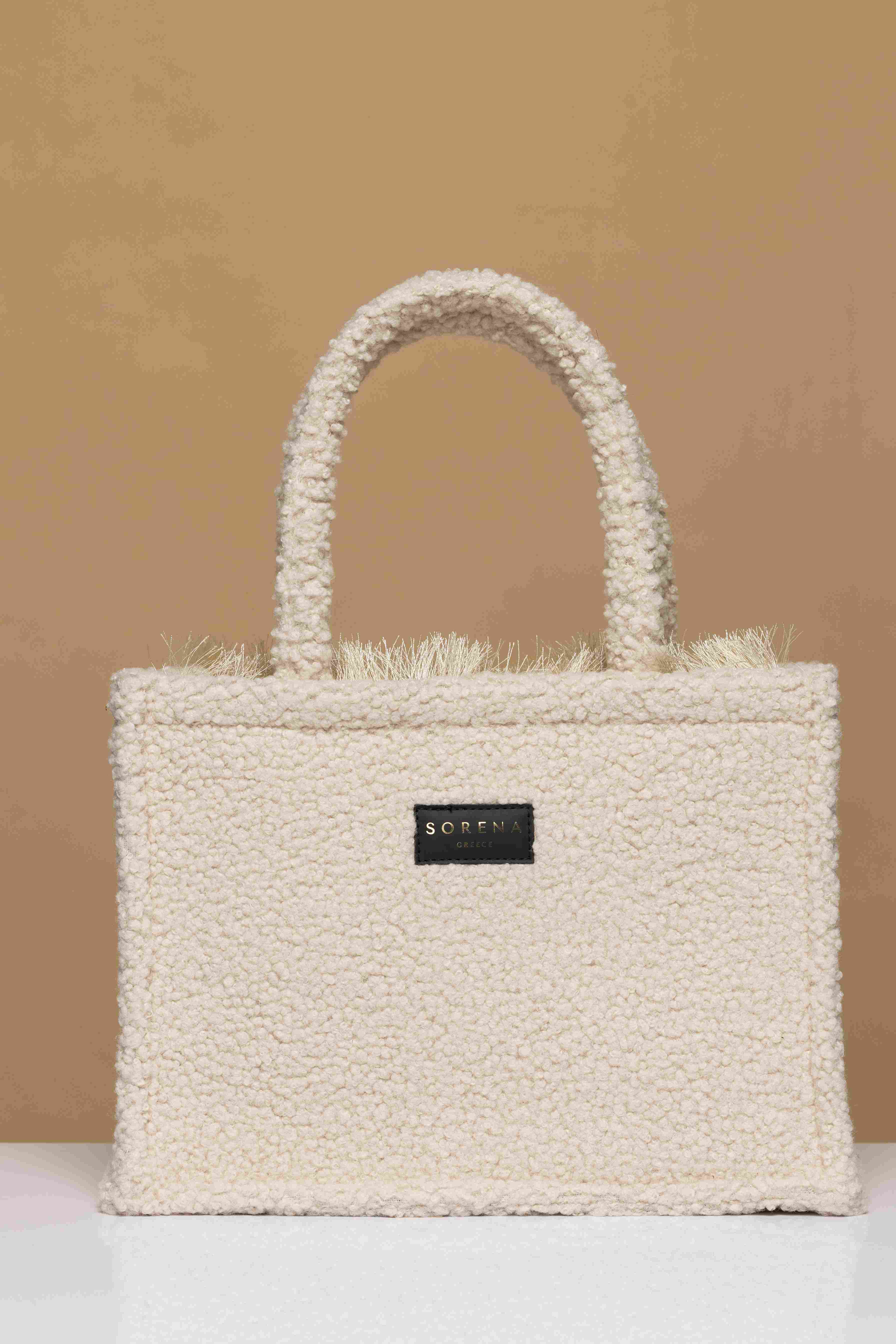 Sac Cabas Teddy Beige Moyen